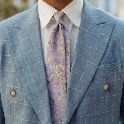Men's Medici - Printed Silk Tie for Men
