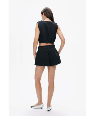 Women's Crop Top with Printed Detail