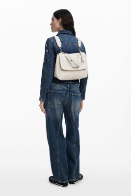 Women's Medium faux leather convertible bag