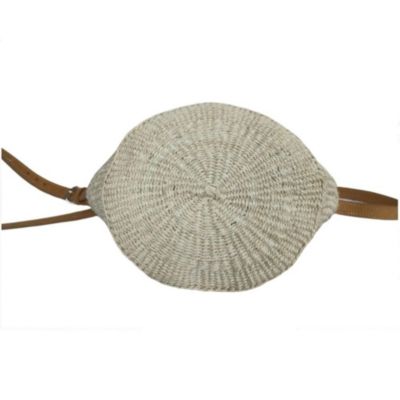 Life Top Handcrafted Sisal Straw Crossbody Bag