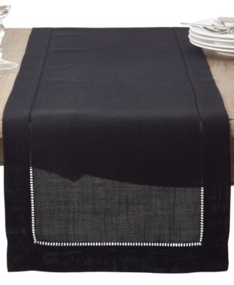Hemstitched Border Table Runner, 16" x 54"