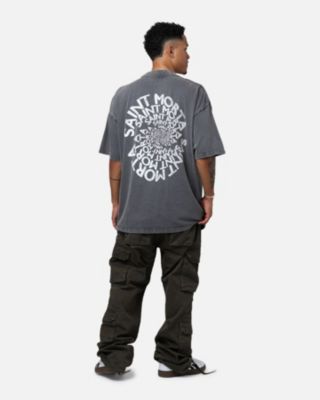 Men's Vortex Mock T-Shirt, S, Charcoal