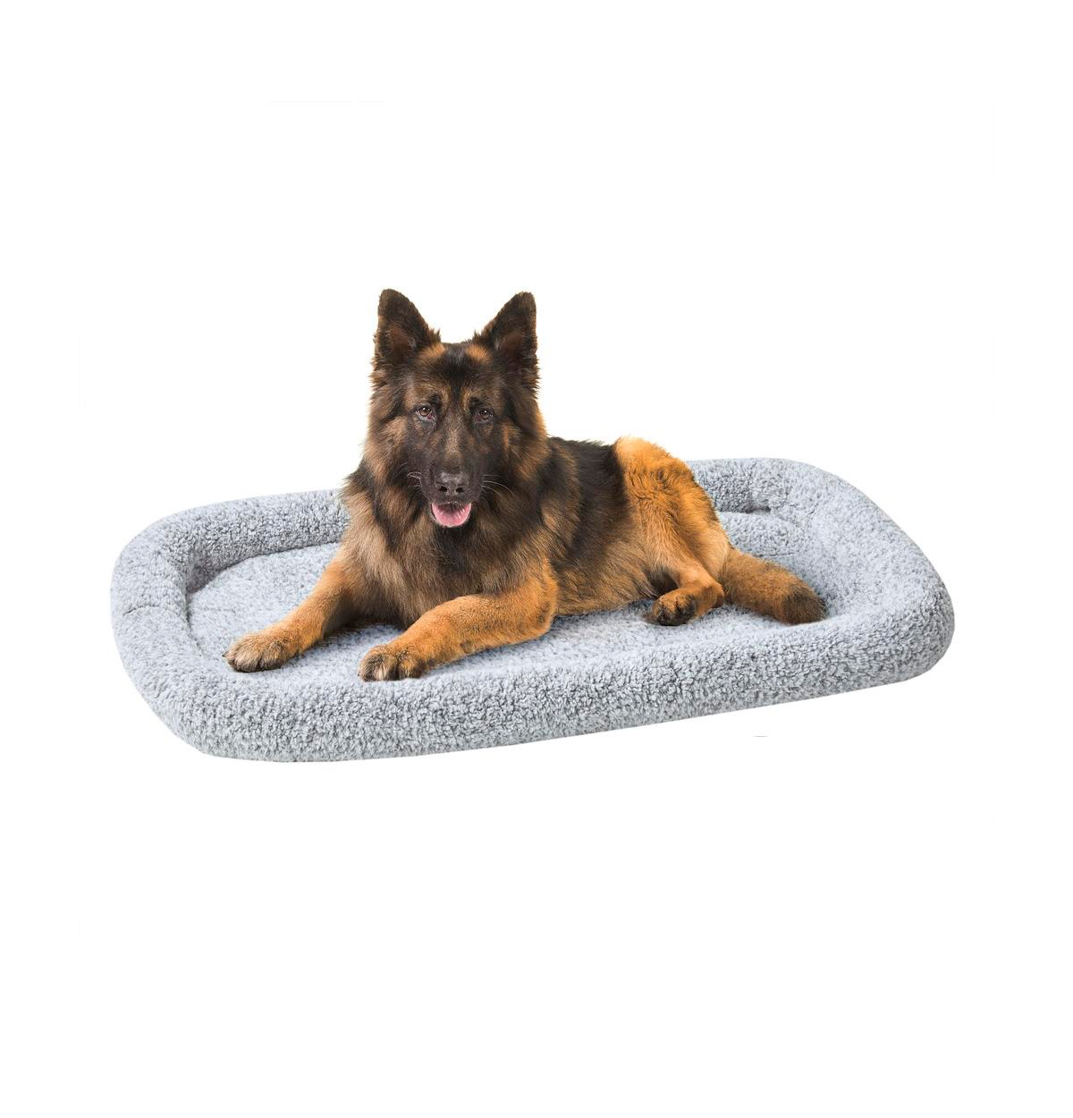 Back Printed Bumper Crate Mat Pet Mat - Grey