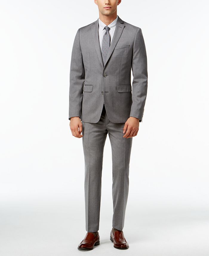 Bar III Light Grey Extra Slim-Fit Suit Separates - Macy's