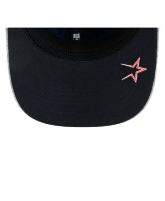 Men's Gray Houston Astros 2025 MLB Clubhouse 9SEVENTY Stretch-Snap Hat