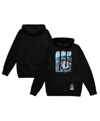 Mitchell & Ness - Men's Black Atlanta Braves Sidewalk Sketch Pullover Hoodie