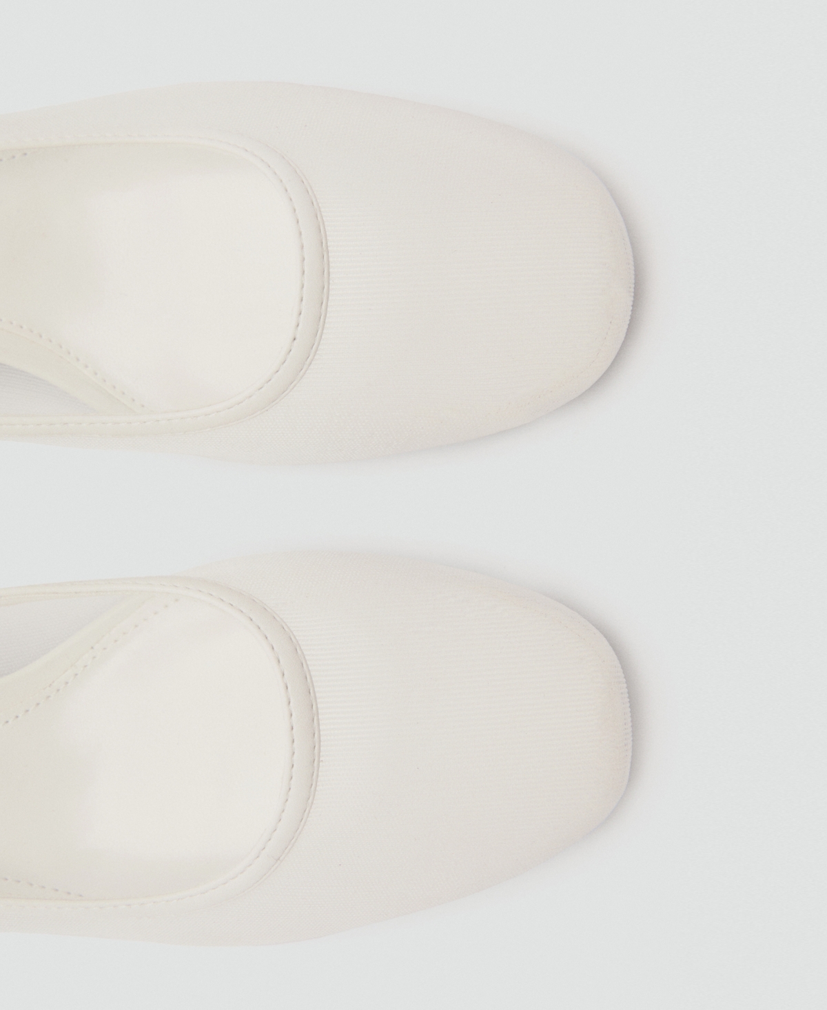 Mango Mesh Shoes With Buckle Strap White In White
