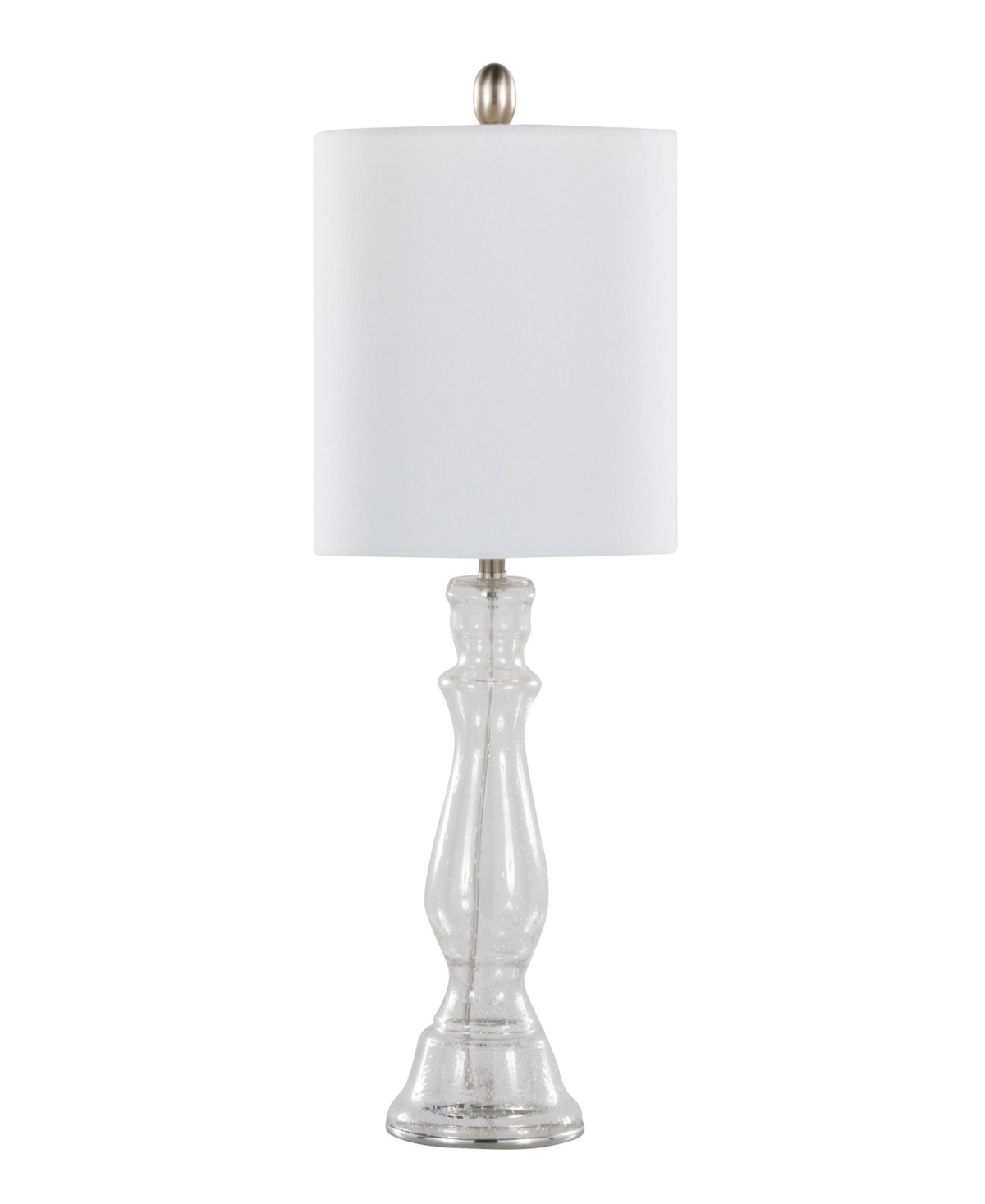 Lumisource Bishop 24" Glass Table Lamp, Set Of 2 In Clear