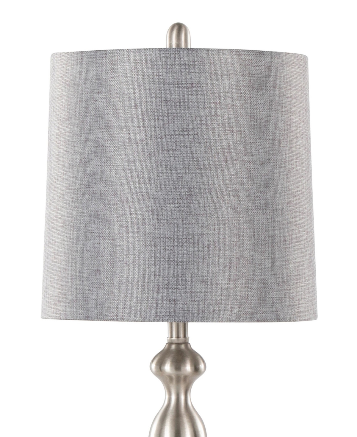 Lumisource Ashland 27" Metal Table Lamp, Set Of 2 In Silver