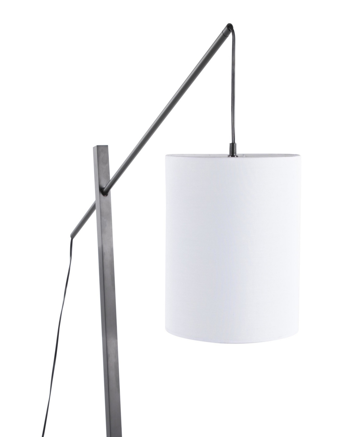 Lumisource Arturo 60" Wood And Metal Floor Lamp In Black,white
