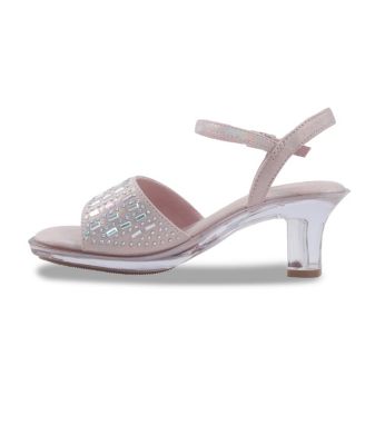 Little and Big Girls Cinderella Shine Almond Toe Heels