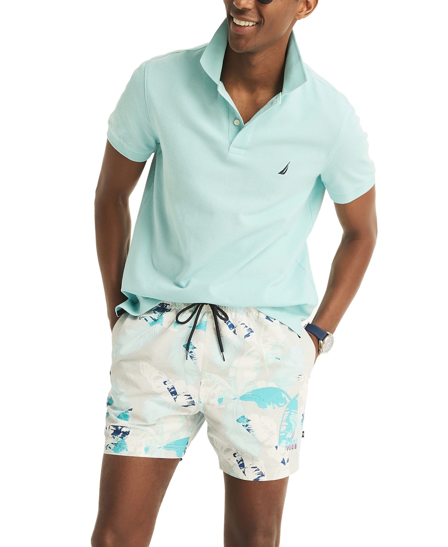 Men's Blue Tint Swim Trunks