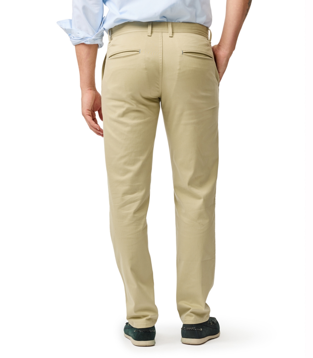 Rodd & Gunn Thomas Road Stretch Cotton Flat Front Chinos In Brown