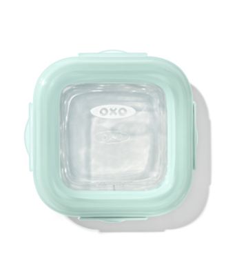 Tot Glass 4-Pack Baby Blocks Food Storage Containers