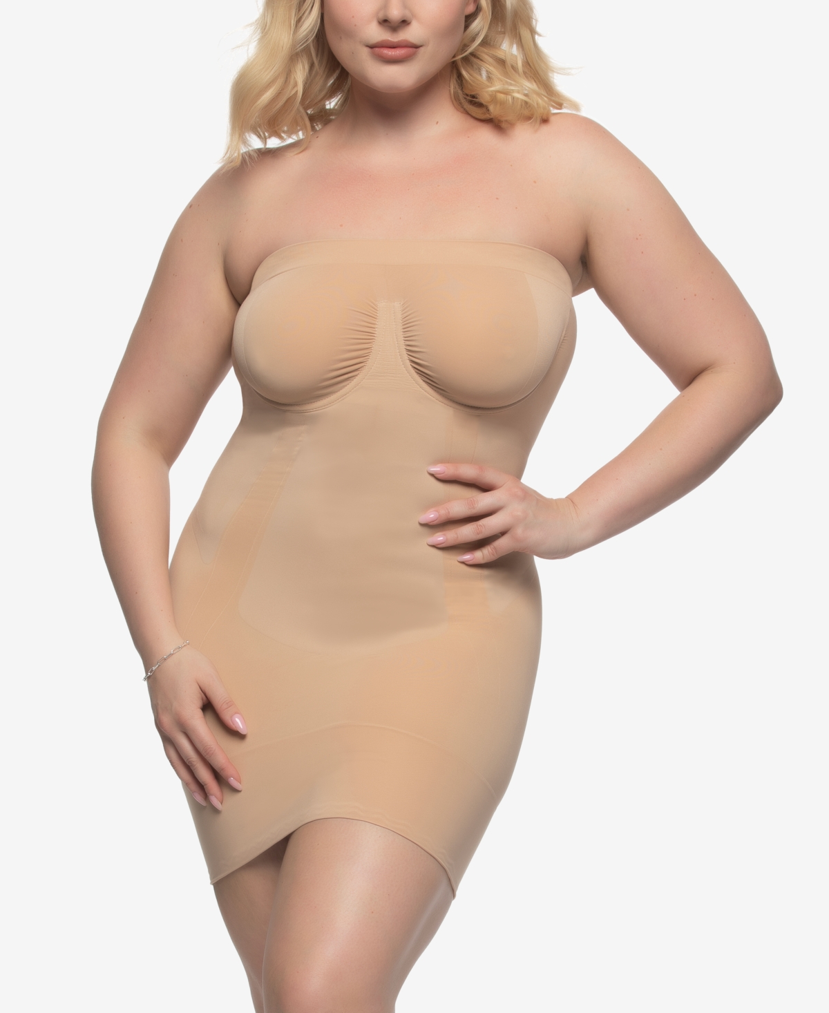 Women's Fusion Strapless Full Slip - Warm Neutral