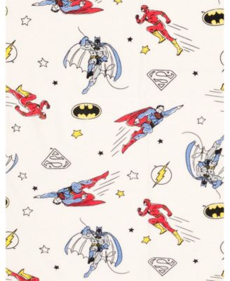 DC Comics 4 Pack Swaddle Receiving Blankets