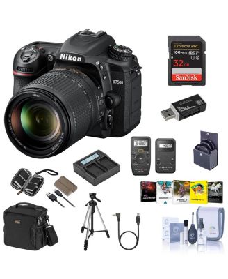 D7500 DSLR with AF-S DX NIKKOR 18-140mm f/3.5-5.6G ED VR Lens