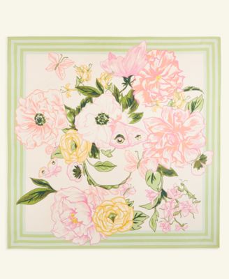 Macy's - Flower Show Square Silk Scarf