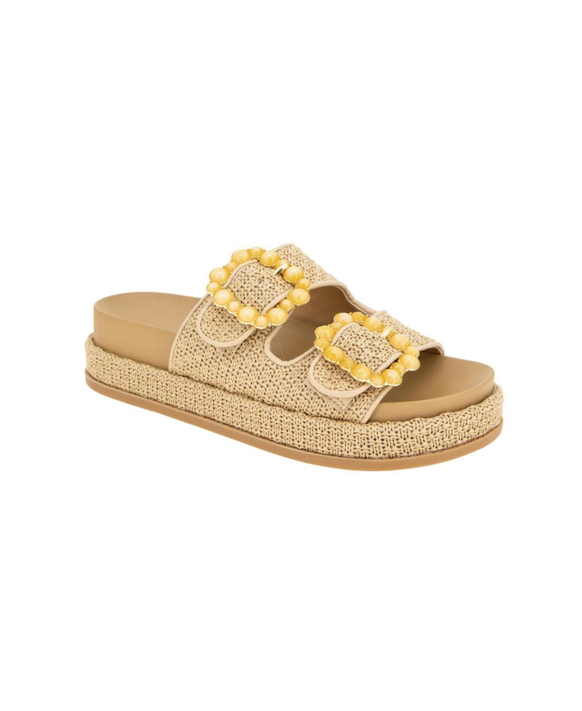 Bcbgeneration Bexxi Slide Sandal In Natural