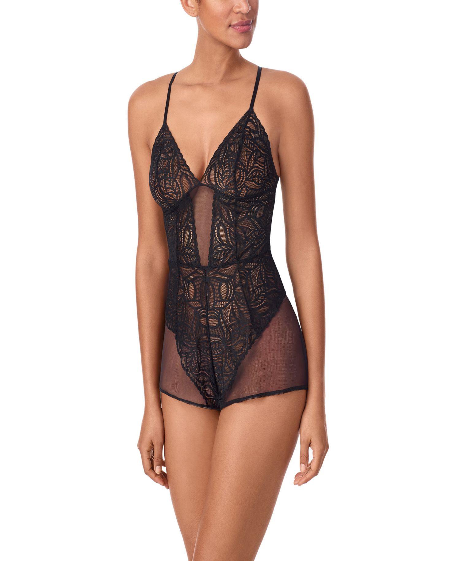 Women's Deco Lace Romper Chemise DK7559