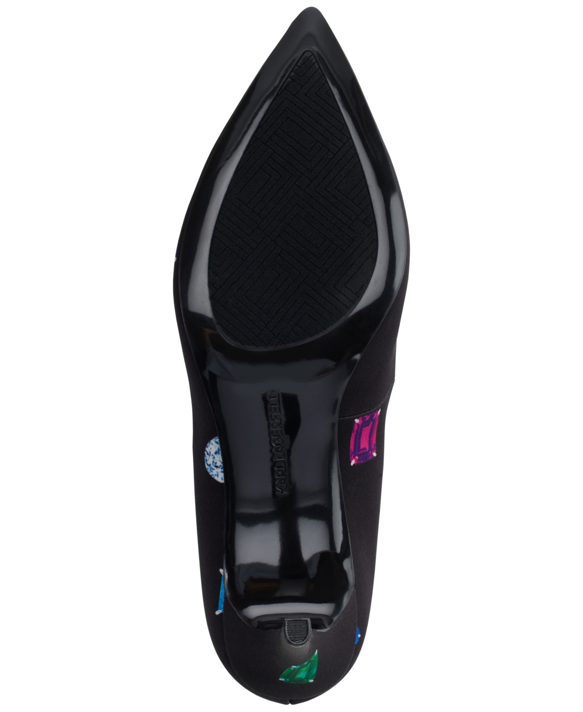 KARL LAGERFELD WOMEN'S ROYALE JEWELS HIGH PUMPS 