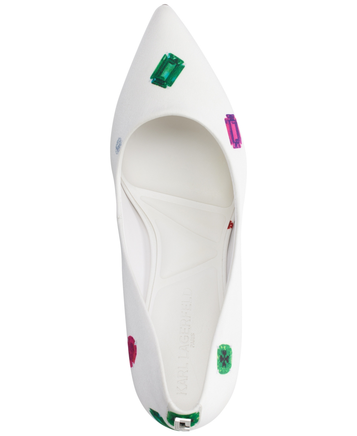 KARL LAGERFELD WOMEN'S ROYALE JEWELS HIGH PUMPS 