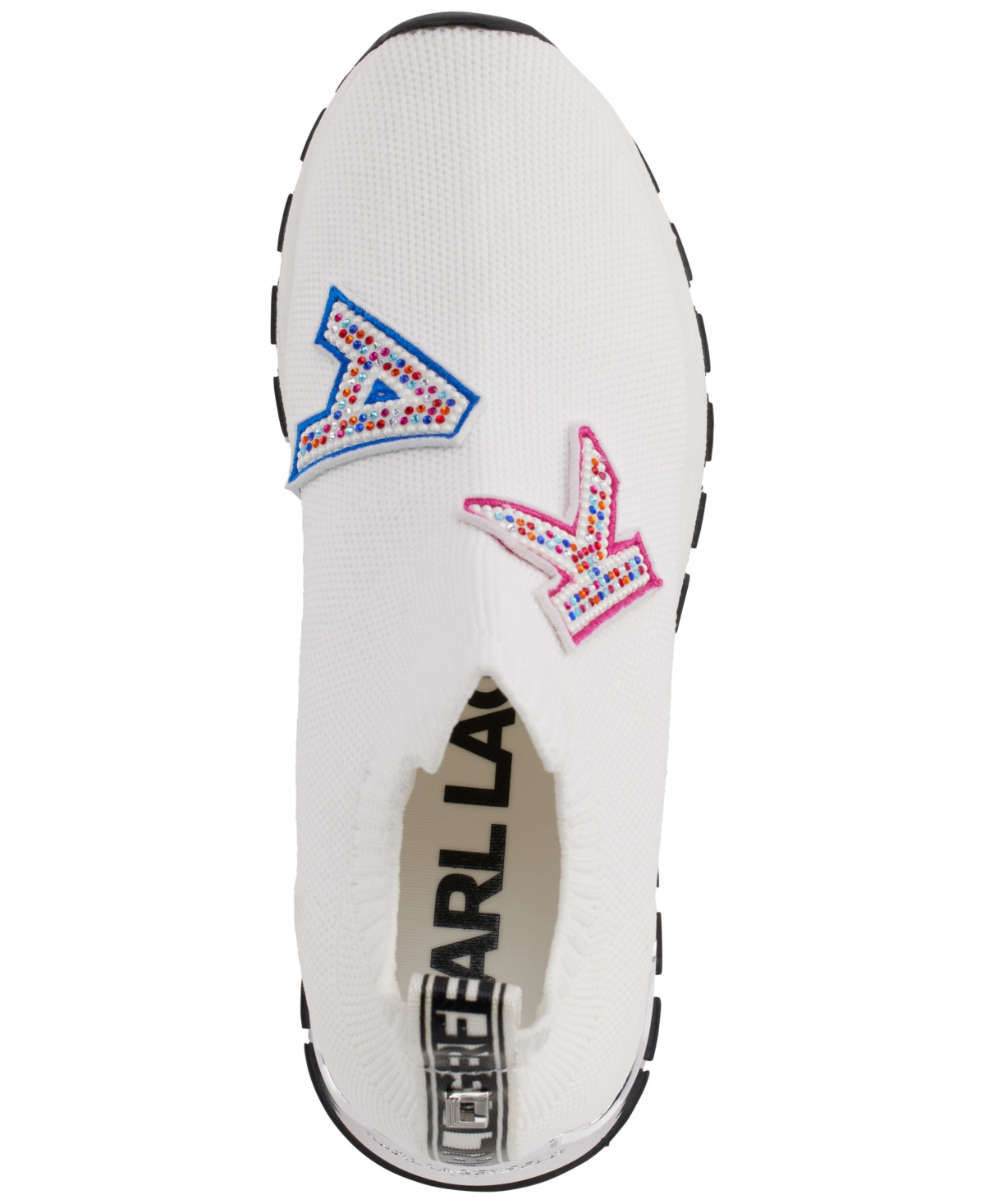 KARL LAGERFELD WOMEN'S MIRREN PATCH SLIP-ON SNEAKERS 