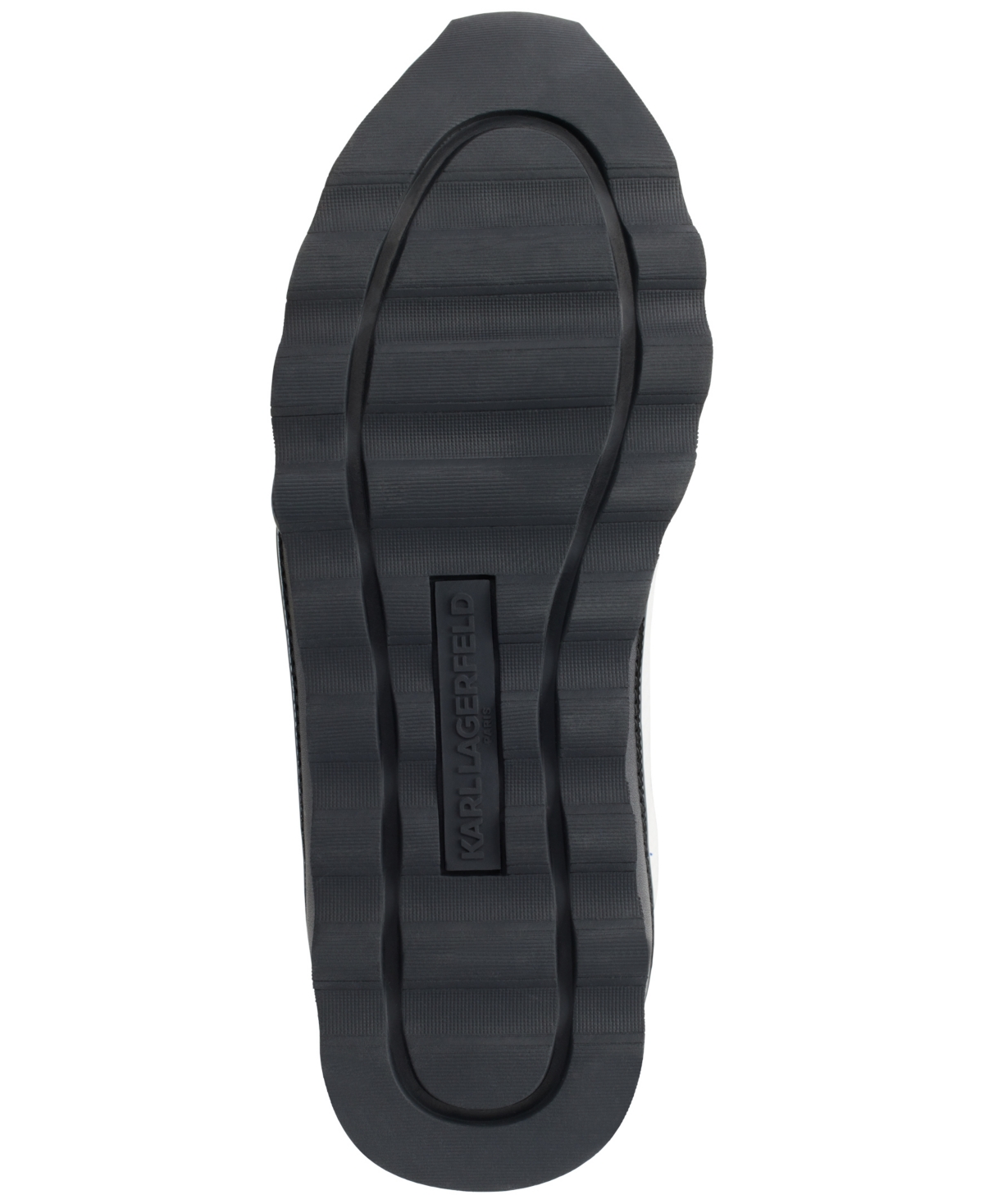 Karl Lagerfeld Maico Lace-up Sneaker In Black,bright White