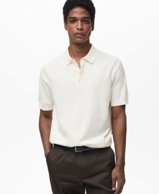 Men's Cotton Fine Knit Polo Shirt