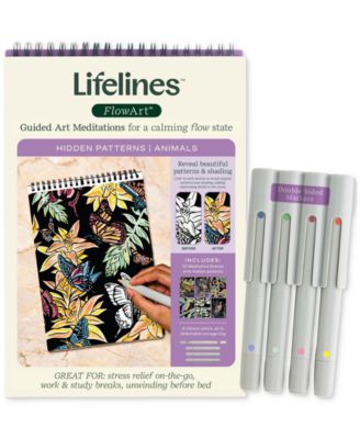 Lifelines - FlowArt Hidden Pattern Animals Art Kit
