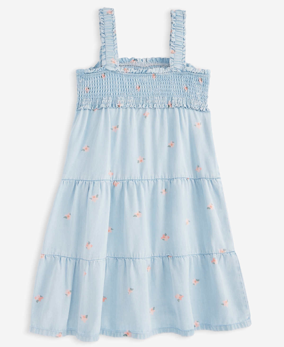 Shop Levi's Big Girls Babydoll Smocked Dress