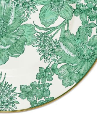 Emerald English Garden Dinner Plate