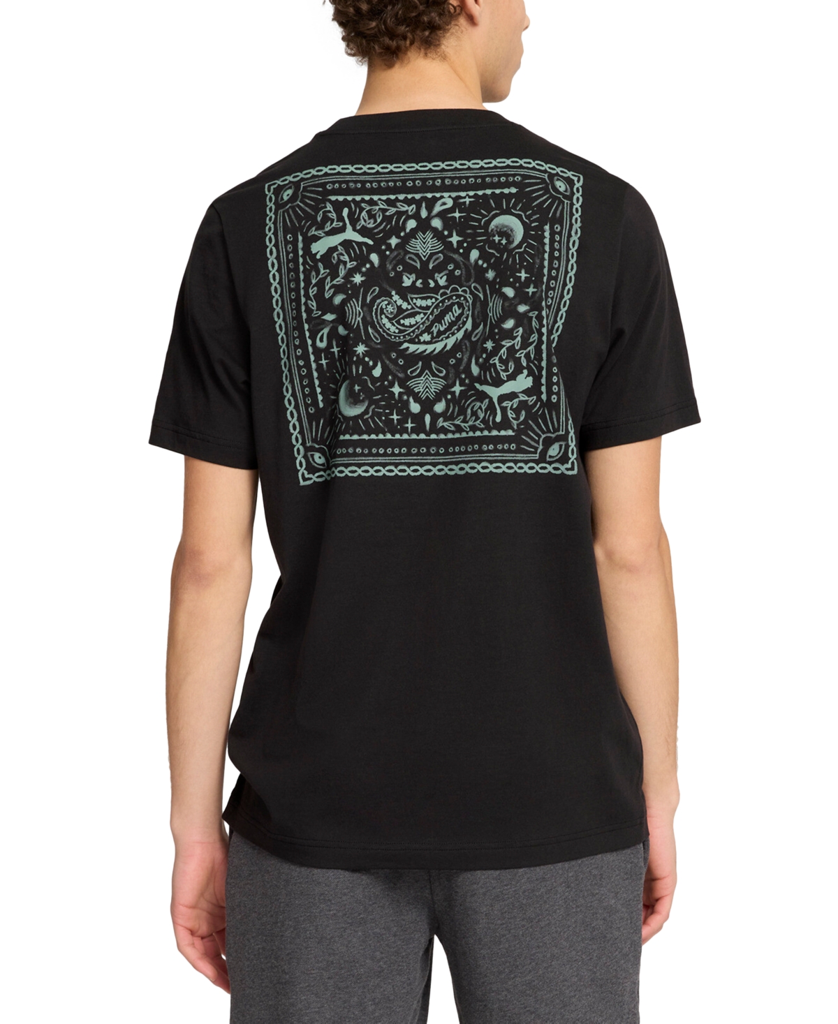 Puma Wardrobe Essentials Men's T-shirt In  Black