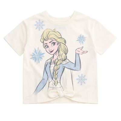 Toddler Girls Disney Queen Elsa T-Shirt and Shorts Outfit Set