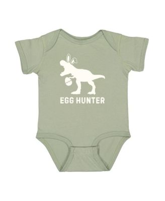 Baby Boys Egg Hunter Easter Short Sleeve Bodysuit