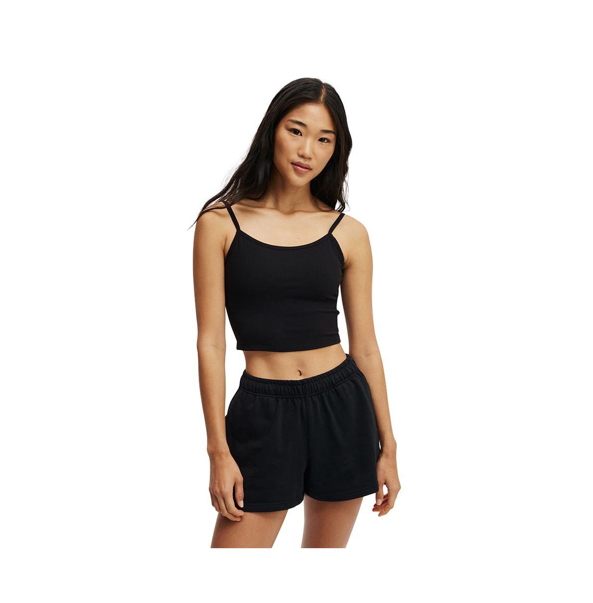 Women's Active Ultra Soft Rib Tank - Black