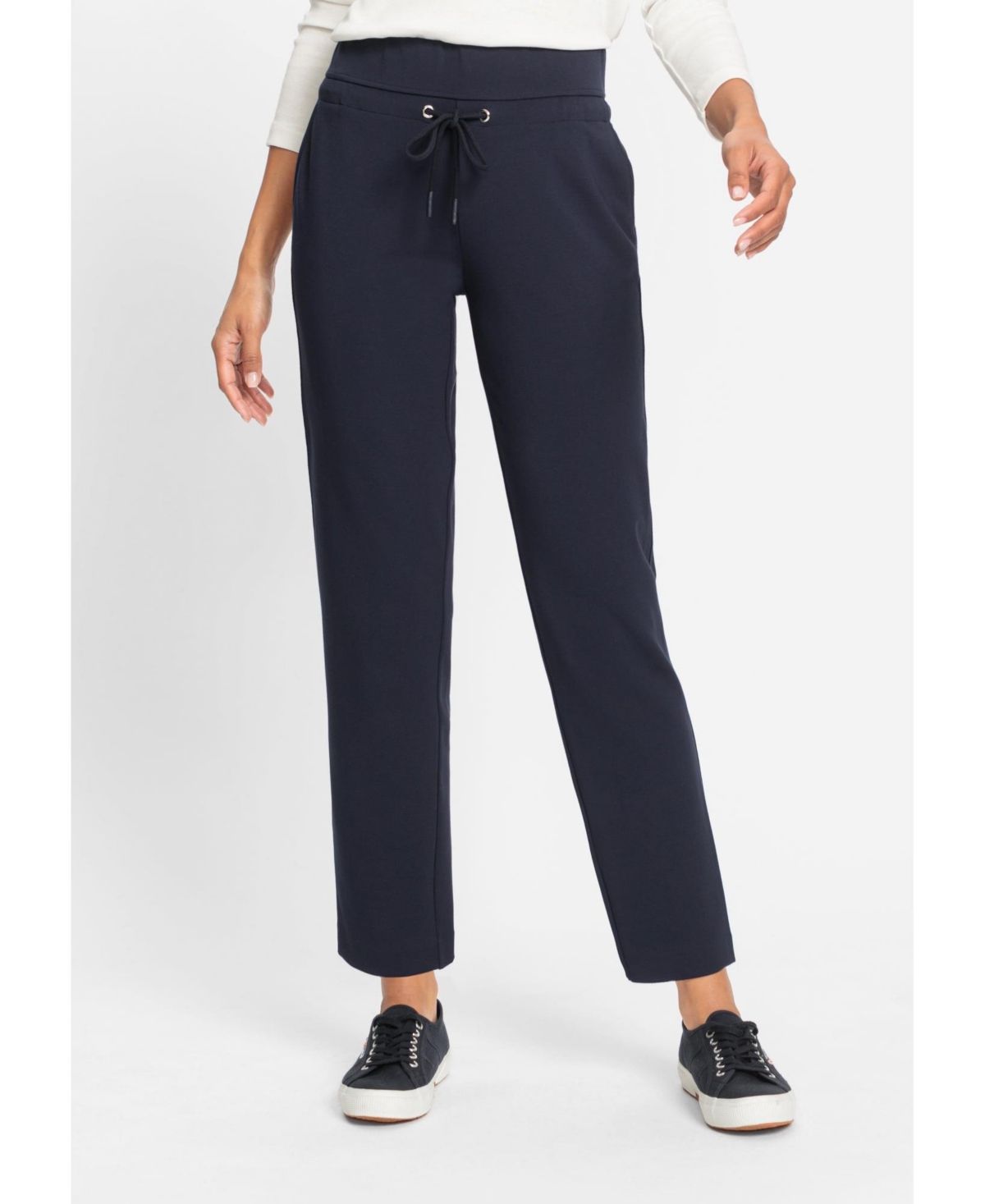 Women's Lisa FitCropped Jersey Pant - Ink blue