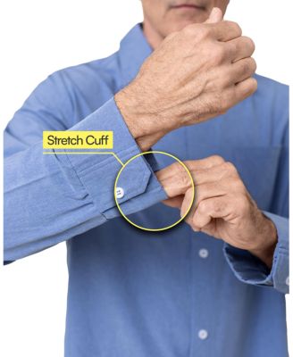 Men's Adaptive Relaxed Fit Magnetic Button-Down Shirt