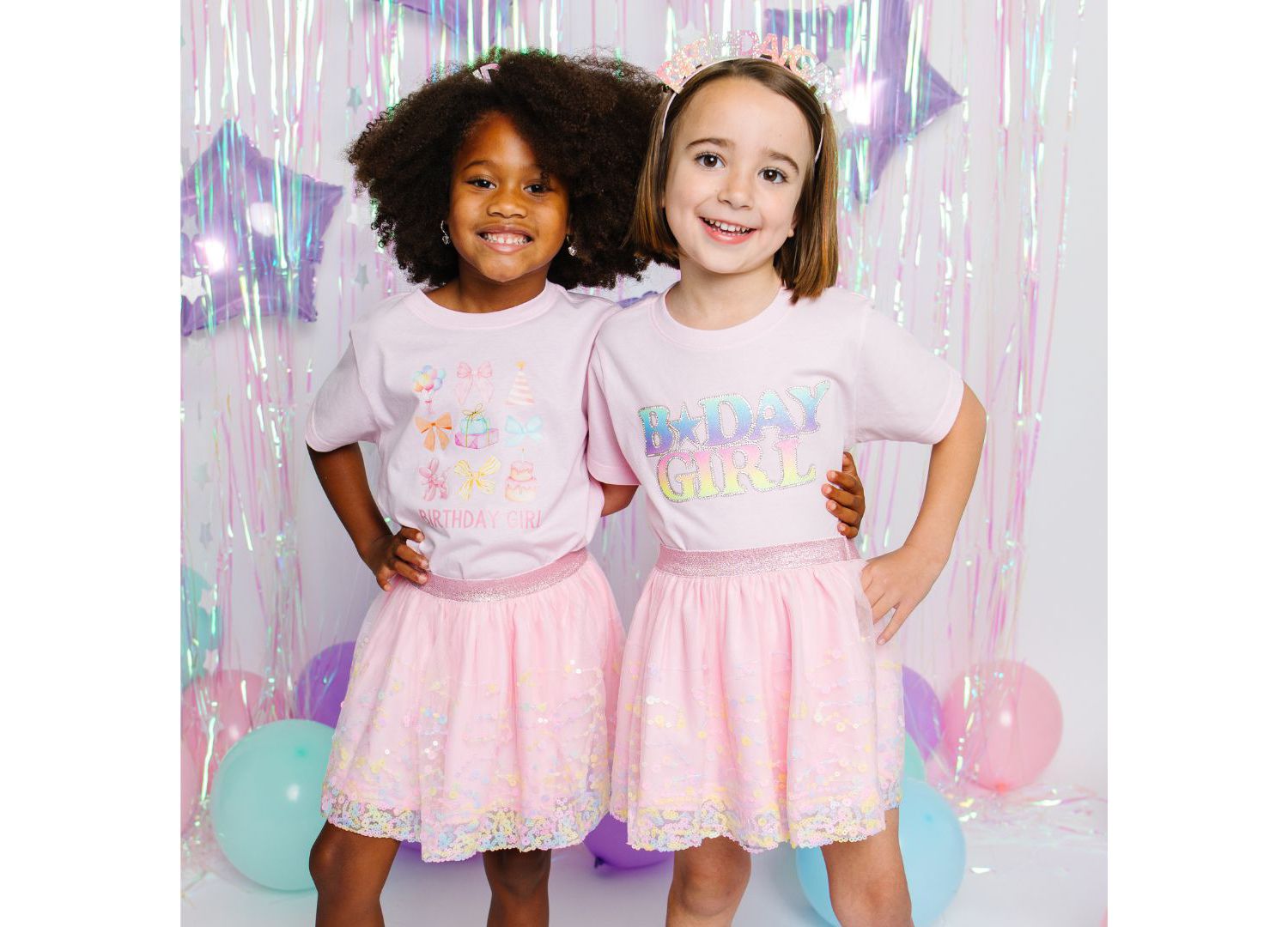 Little and Big Girls Pastel Confetti Tutu Skirt