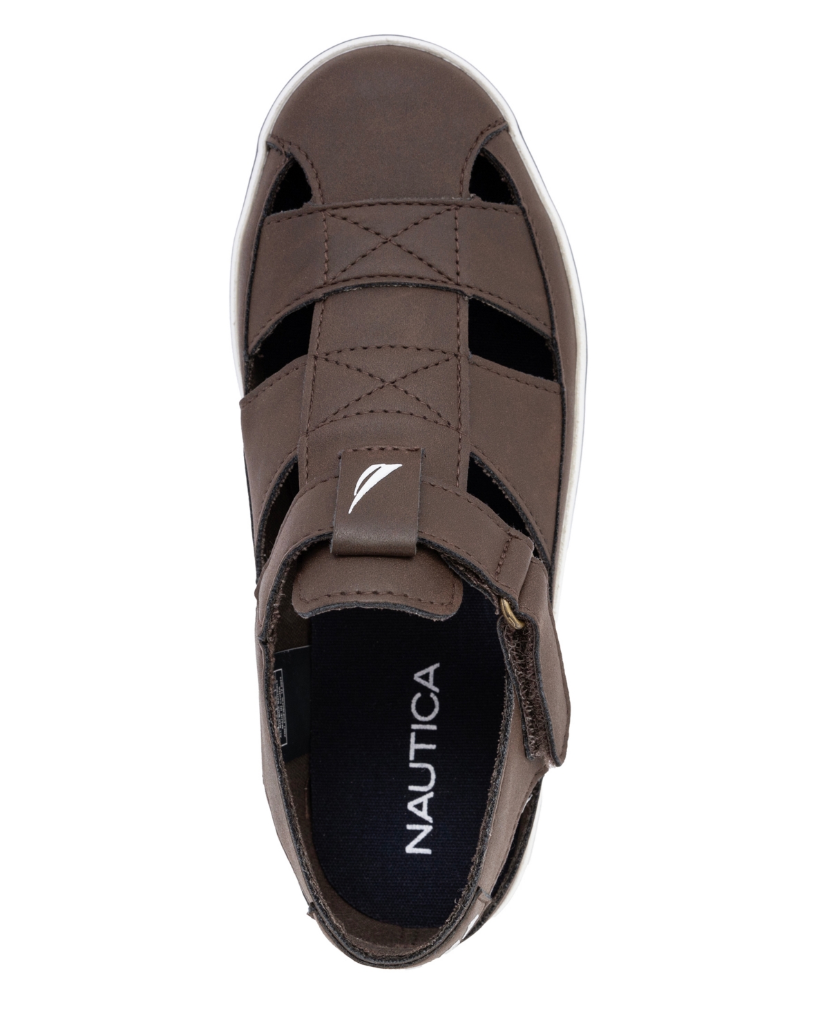 Nautica Little And Big Boys Mikkel Strong Fisherman Sandal In Bark