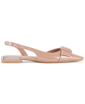 Clemma Buckle Slingback Flats
