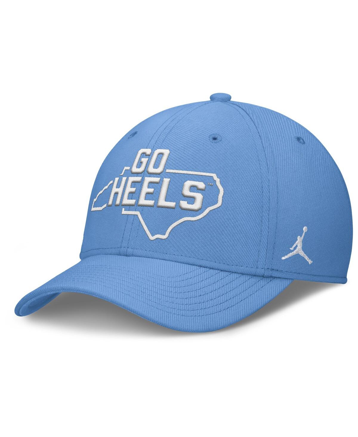 JORDAN MEN'S CAROLINA BLUE NORTH CAROLINA TAR HEELS LOCAL SWOOSH FLEX HAT 