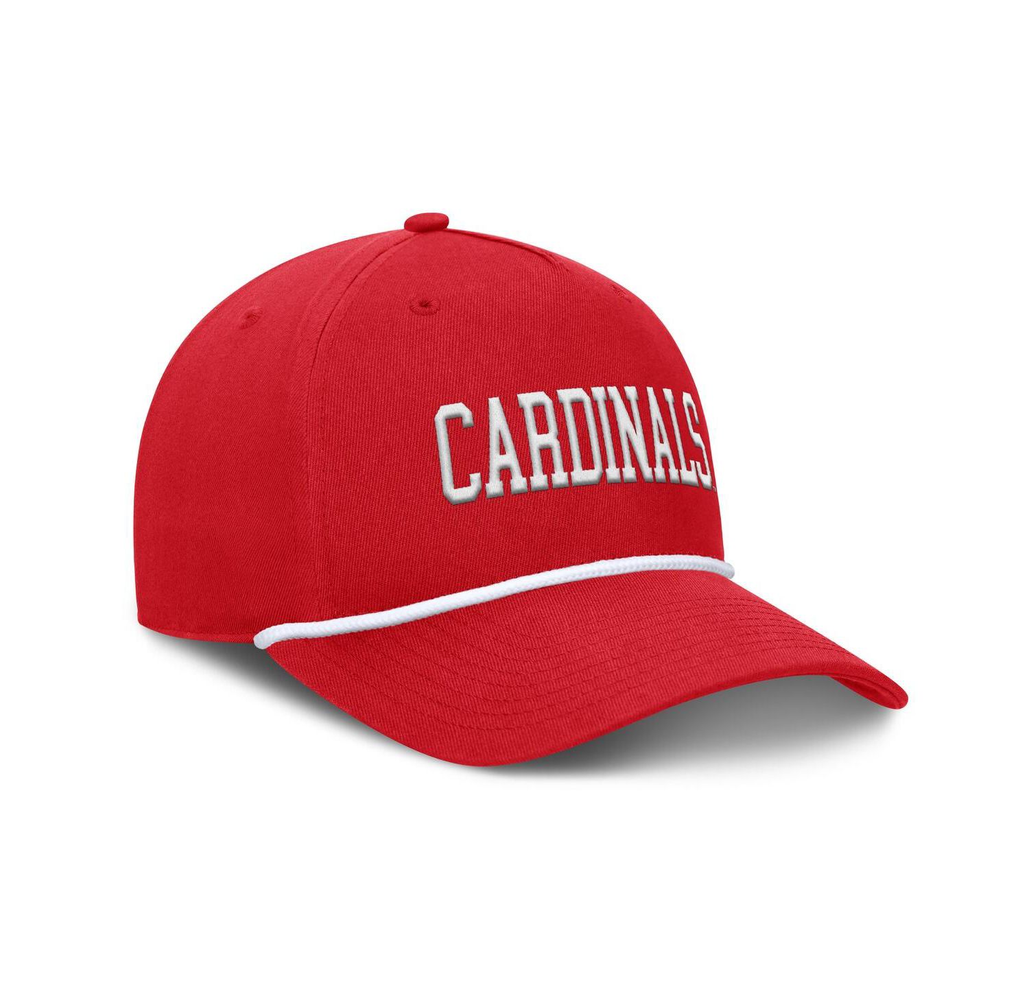 Men's Red Louisville Cardinals Foul Ball Rope Adjustable Hat