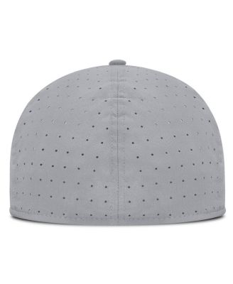 Men's Gray Oregon Ducks On-Field Dugout True Performance Fitted Hat