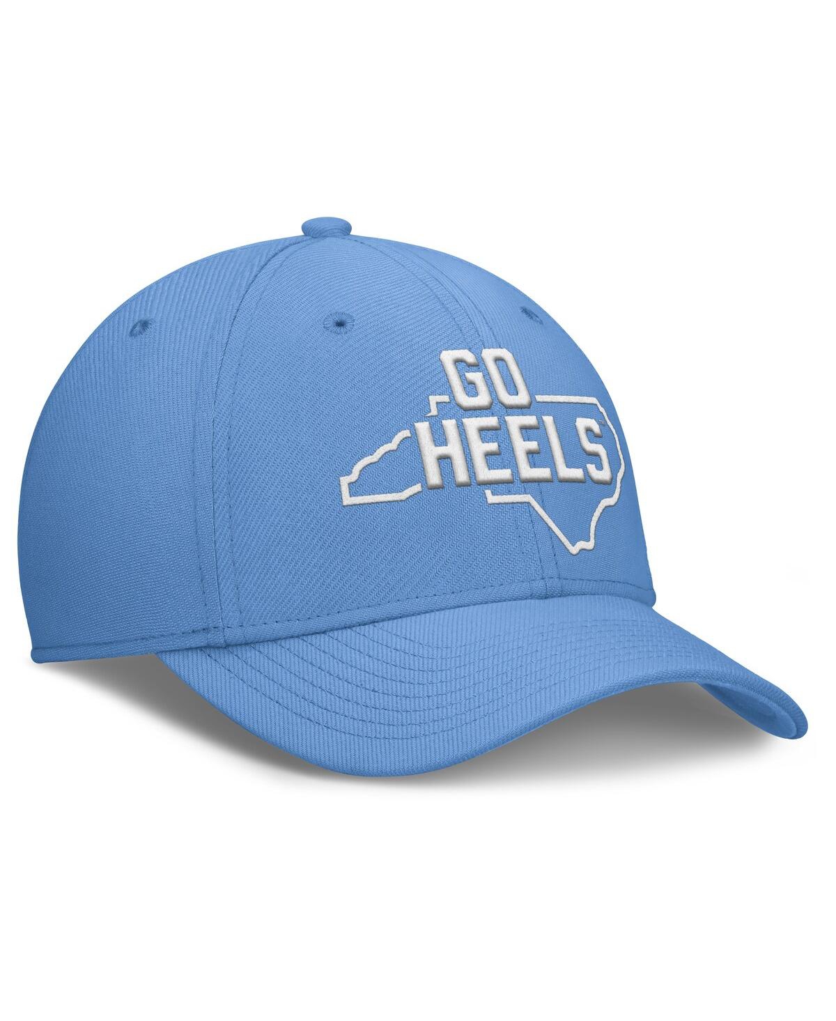 JORDAN MEN'S CAROLINA BLUE NORTH CAROLINA TAR HEELS LOCAL SWOOSH FLEX HAT 