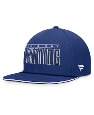 Fanatics - Men's Blue Tampa Bay Lightning Fundamental Gino Stack Snapback Hat