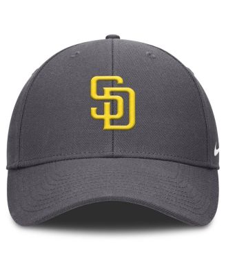 Men's Gray San Diego Padres Club Performance Adjustable Hat