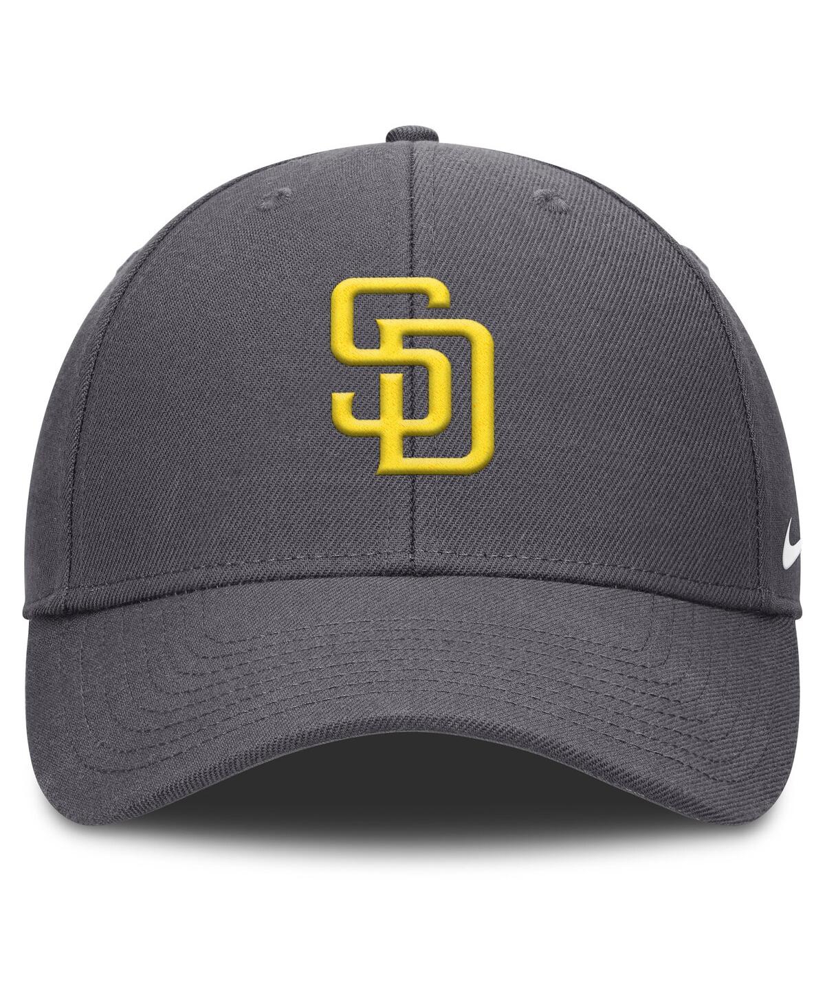 Nike Men's Gray San Diego Padres Club Performance Adjustable Hat In Gray