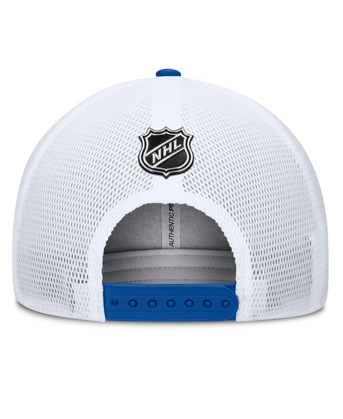 Fanatics Men's Royal/Gold Buffalo Sabres Authentic Pro A-Frame Rink Adjustable Hat