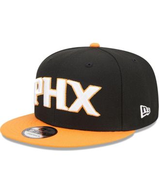 Men's Black/Orange Phoenix Suns Jersey Hook Statement Edition 9FIFTY Snapback Hat